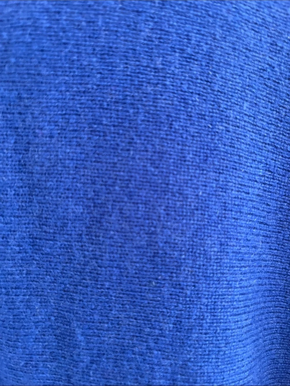 Women's Cashmere Scoop Neck Knit Sweater in Royal Blue